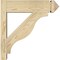 Ekena Millwork Funston Rough Sawn Arts and Crafts Outlooker, Douglas Fir, 6"W x 20"D x 20"H OUT06X20X20FST03RDF - alternate 2
